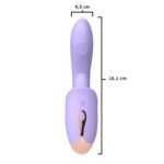 Vibrador de Ponto G e clitóris com Língua e Dedilhar Tapping Viola - S-Hande - Imagem 9