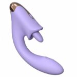 Vibrador de Ponto G e clitóris com Língua e Dedilhar Tapping Viola - S-Hande - Imagem 3