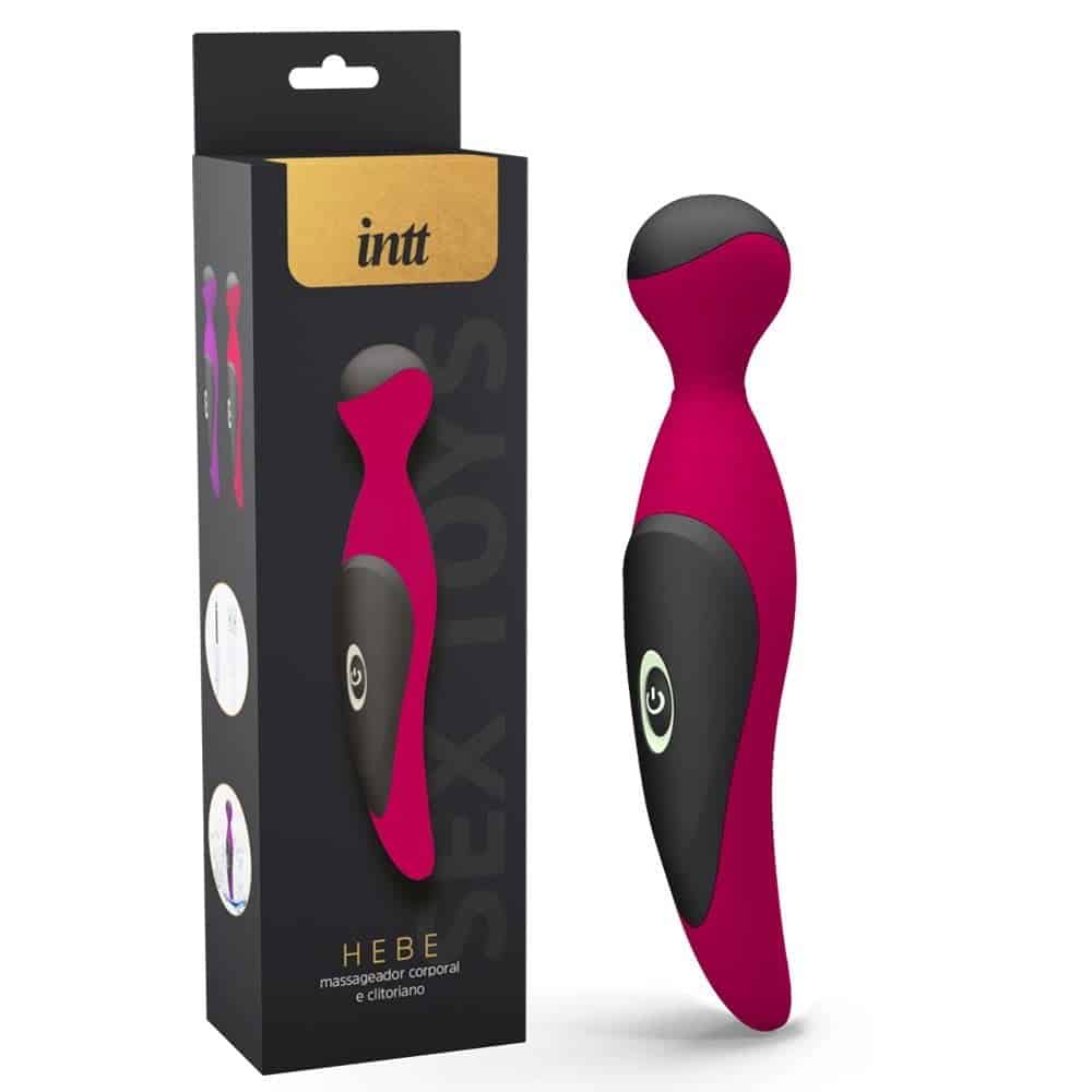 download (62) Intt hebe - Massageador e estimulador de clitóris em silicone atóxico 7 modos de vibração e carregamento via usb Rosa - Imagem 1