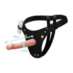 Cinta Strap-On Com Prótese Com Vibro 19x4,2cm - Imagem 2