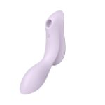 Vibrador de clitóris e ponto g recarregável com motor duplo 11 ondas de pressão e 12 vibração - Satisfyer curvy trinit 2 - Imagem 2