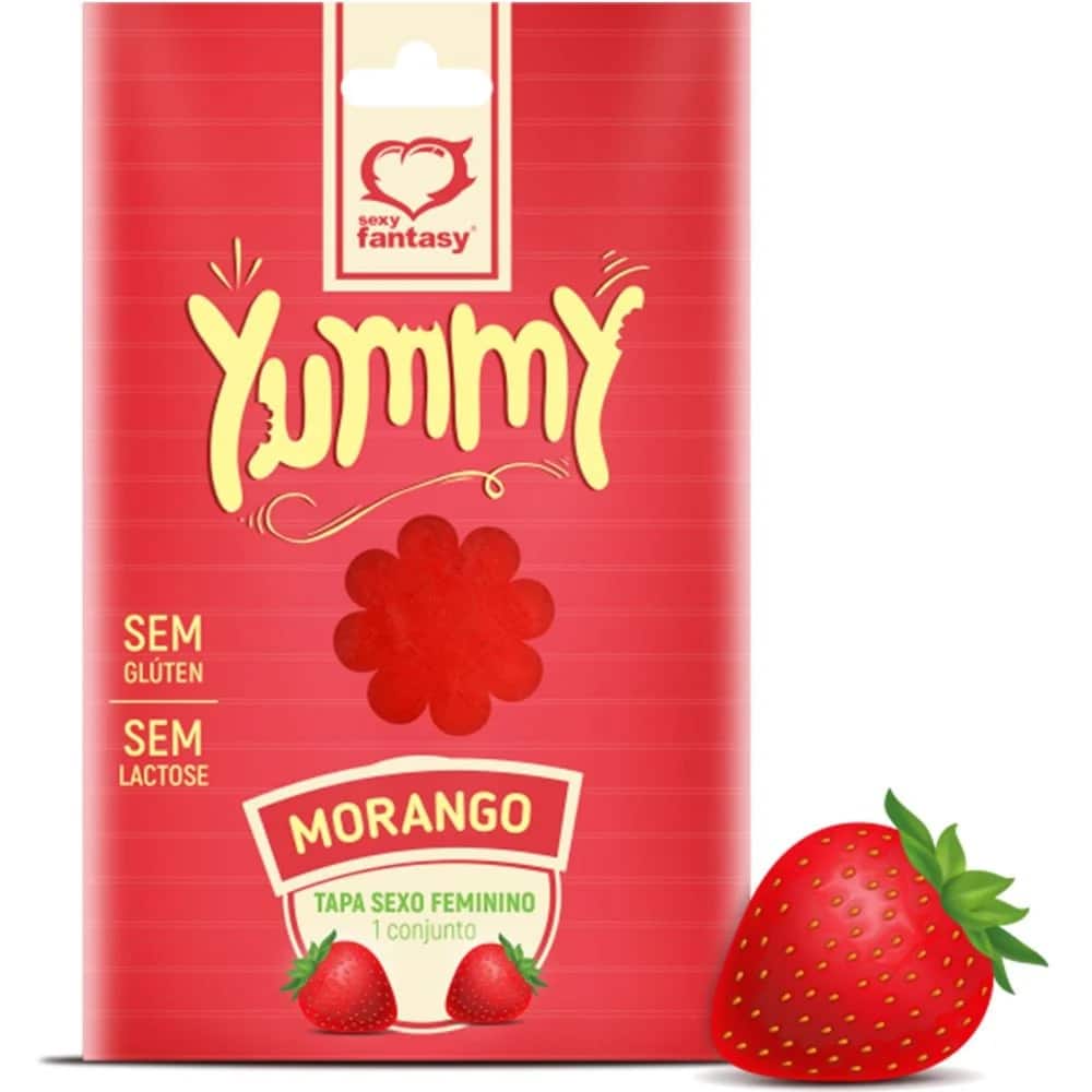 15135525690-105401.jpeg Calcinha solúvel comestível Morango Yummy - Sexy Fantasy - Imagem 1