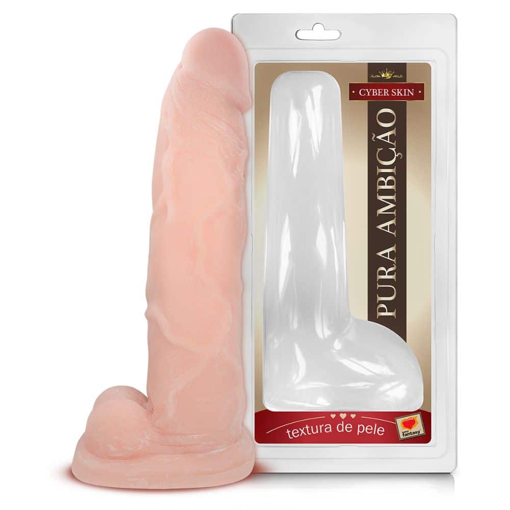 xr:d:DAFtQeePiHk:9,j:5799912029840027416,t:23090203 Pênis em CyberSkin Pele Maciço com Escroto 27 x 6CM - Imagem 1