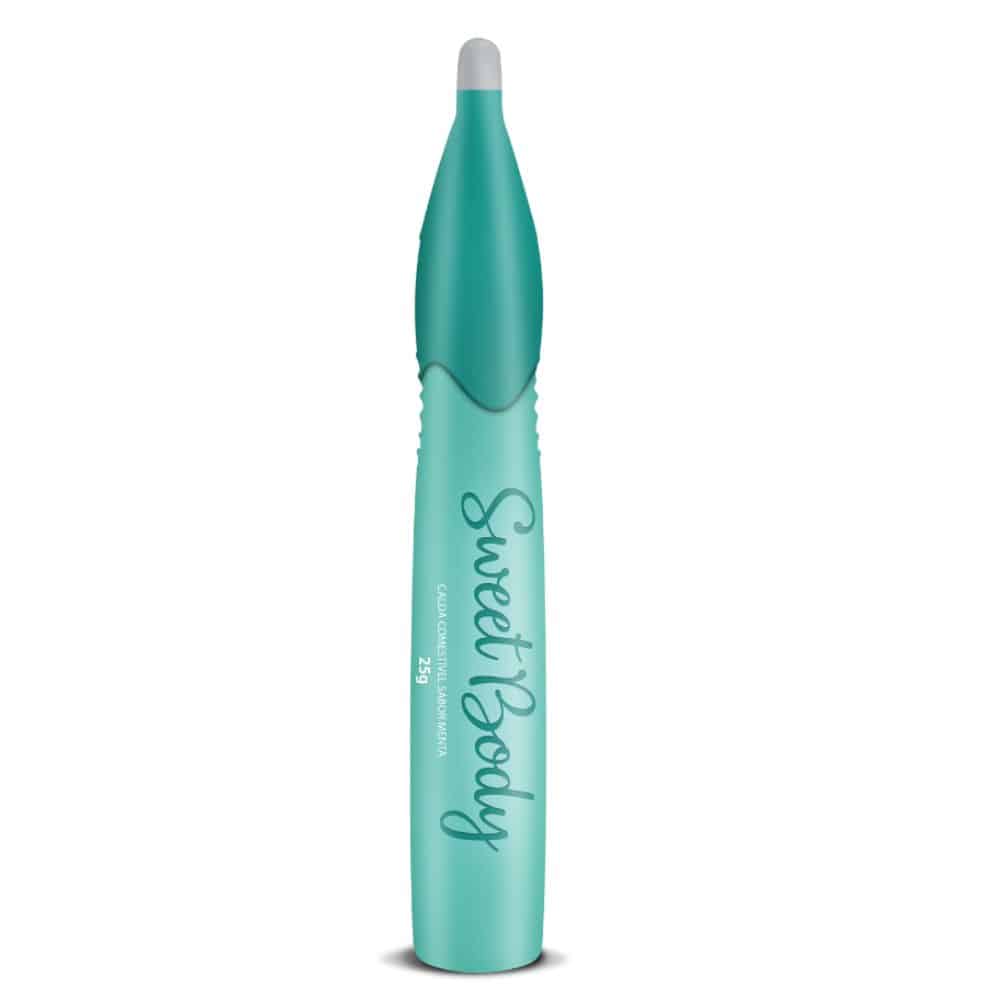 15340398118-caneta-comestivel-sweet-body-menta-25g.jpg Caneta Comestível Sweet Body Menta 25g - Imagem 1