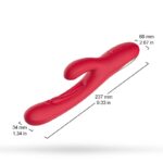 Vibrador de Ponto G e Clitóris Recarregável via USB com 10 modos de vibração - Imagem 10