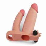 Capa Peniana Extensora Com Preenchimento Na Ponta E Cápsula Vibratória - Imagem 3