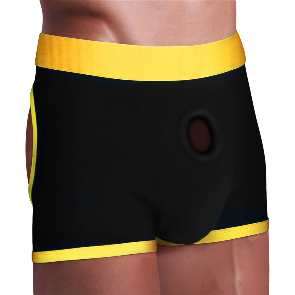 15352022797-cu002m-unica-04-1.jpg Lovetoy Horny Strapon Shorts Cueca Boxer - Imagem 1