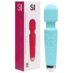 Vibrador massageador varinha em silicone com 20 modos de vibração - Imagem 2