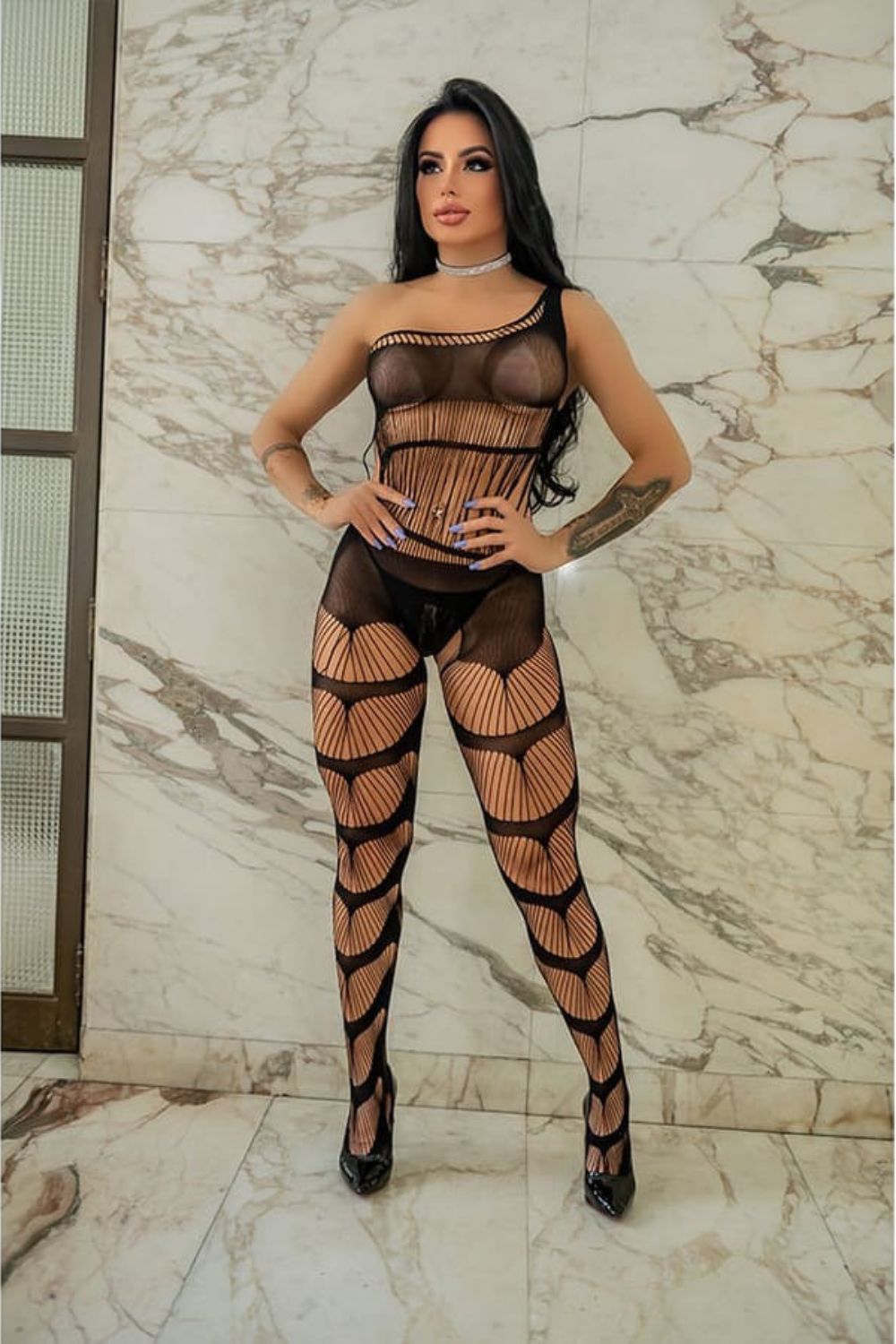 15297173446-bodystocking-macacao-sensual-frente-unica-e-abertura-01.jpg Bodystocking Macacão Sensual Frente Única e Abertura - Imagem 1