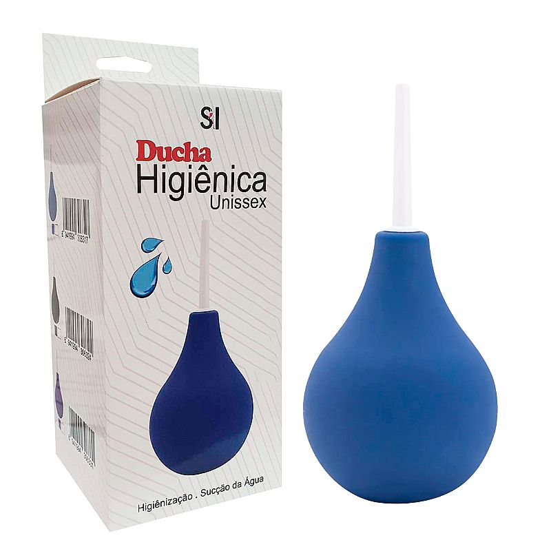 ducha anal Ducha higiênica com aplicador 89ml na cor azul - Imagem 1