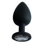 Plug Anal em Silicone com Pedra - Tamanho G - Imagem 4