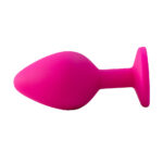 Plug Anal em Silicone Tamanho Pequeno com Pedra - Imagem 2