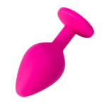 Plug Anal em Silicone Tamanho Pequeno com Pedra - Imagem 4