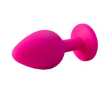 Plug Anal em Silicone Tamanho Pequeno com Pedra - Imagem 5