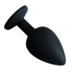 Plug Anal em Silicone Tamanho Pequeno com Pedra - Imagem 8