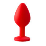 Plug Anal em Silicone Tamanho Pequeno com Pedra - Imagem 24