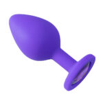 Plug Anal em Silicone Tamanho Pequeno com Pedra - Imagem 19
