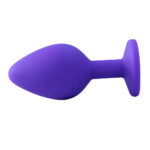 Plug Anal em Silicone Tamanho Pequeno com Pedra - Imagem 17