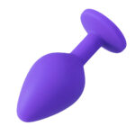 Plug Anal em Silicone Tamanho Pequeno com Pedra - Imagem 15