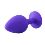 Plug Anal em Silicone Tamanho Pequeno com Pedra - Imagem 13