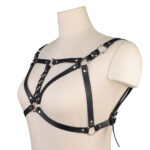 Harness Feminino de Couro com fivelas frontais - Imagem 14