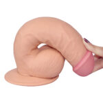 Cinta peniana com Pênis ultra macio Suave 20×4,5 cm Leve Curvatura The Ultra Soft Dude - Imagem 4