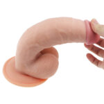 Cinta peniana com Pênis ultra macio Suave 20×4,5 cm Leve Curvatura The Ultra Soft Dude - Imagem 9