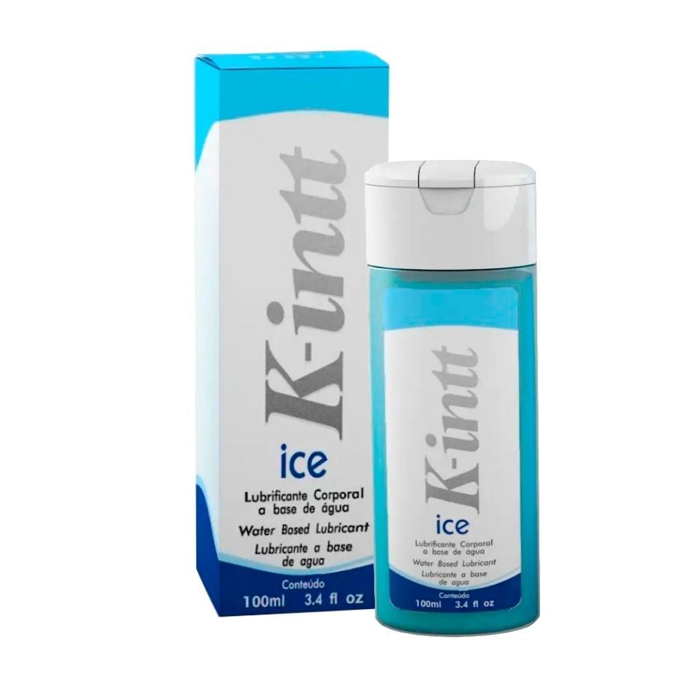 Lubrificante de efeito frio K- Intt Ice 100 ml (1) Lubrificante de efeito frio K-Intt Ice 100 ml - Imagem 1