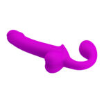 Cinta penetrador strapless em silicone com estimulador de clitóris, plug de ponto g e simulador de ejaculação - Kelpie - Imagem 6