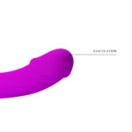 Cinta penetrador strapless em silicone com estimulador de clitóris, plug de ponto g e simulador de ejaculação - Kelpie - Imagem 7