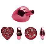 Kit Plug Anal Médio Em Metal Vermelho 4x1 – Linha Hard - Imagem 6