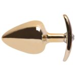 Kit Plug Anal Médio Em Metal Dourado 4x1 – Linha Hard - Imagem 2