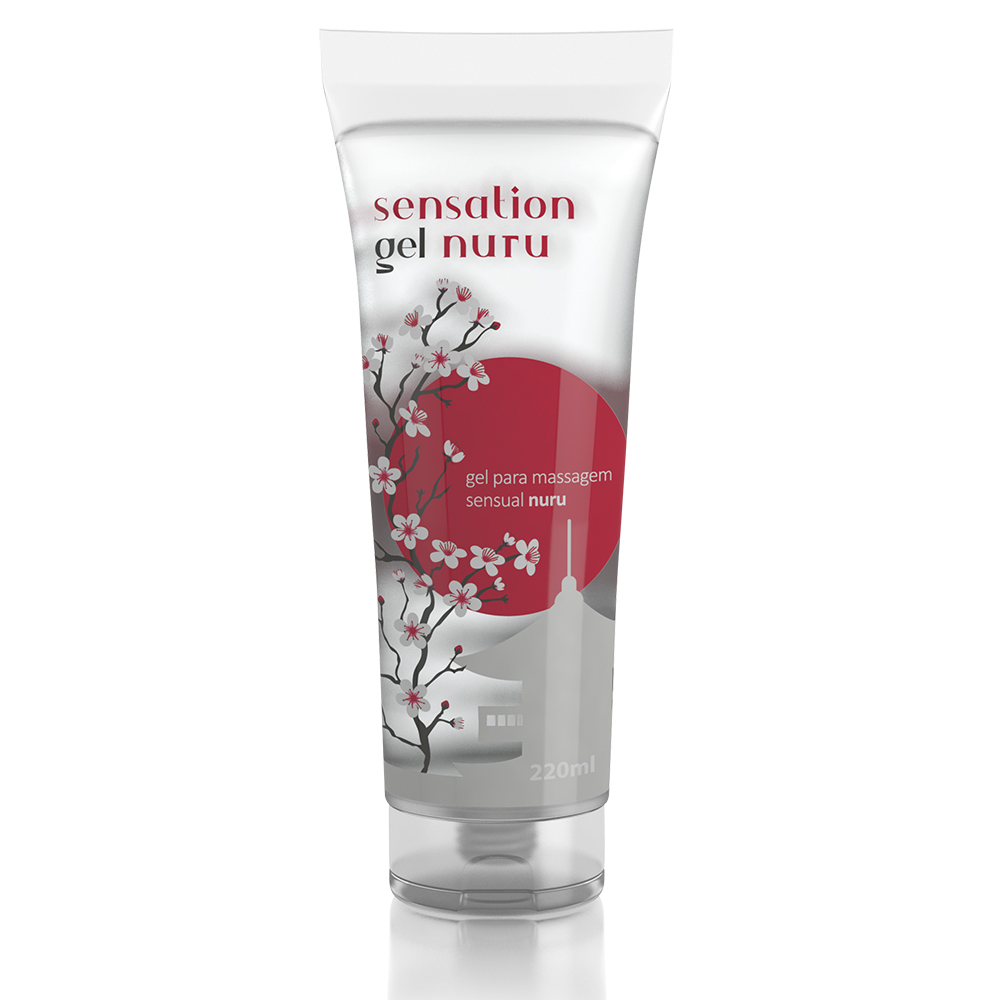 15151186892-as233r-gel-para-massagem-sensual-sensation-gel-200ml.jpg Gel para massagem sensual sensation gel - 220ml - Imagem 1