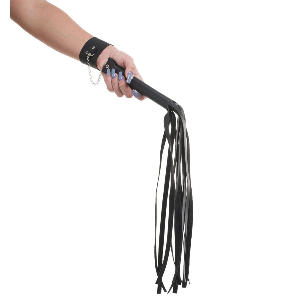 15213077434-16805598972278-zoom.jpg Chicote com bracelete em couro sintético sexy fantasy - Imagem 1