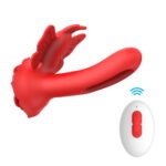 Vibrador ponto g butterfly com 9 modos de vibração com 2 motores - Olena - Imagem 4