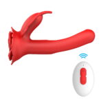 Vibrador ponto g butterfly com 9 modos de vibração com 2 motores - Olena - Imagem 6