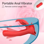 Vibrador ponto g butterfly com 9 modos de vibração com 2 motores - Olena - Imagem 8