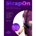 Cinta Peniana com Suspensório para Pênis Gigantes com Anel e Fivela Ajstável - Strap On - Imagem 5