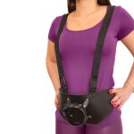 Cinta Peniana com Suspensório para Pênis Gigantes com Anel e Fivela Ajstável - Strap On - Imagem 2