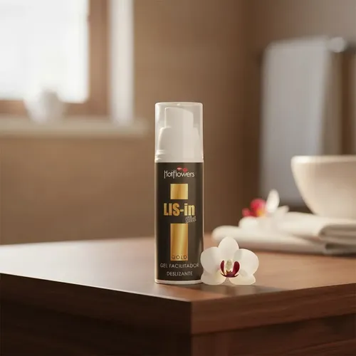 LIS-In Gold Gel Dessensibilizante Anal 30g Hot Flowers 5x mais potente base d'água