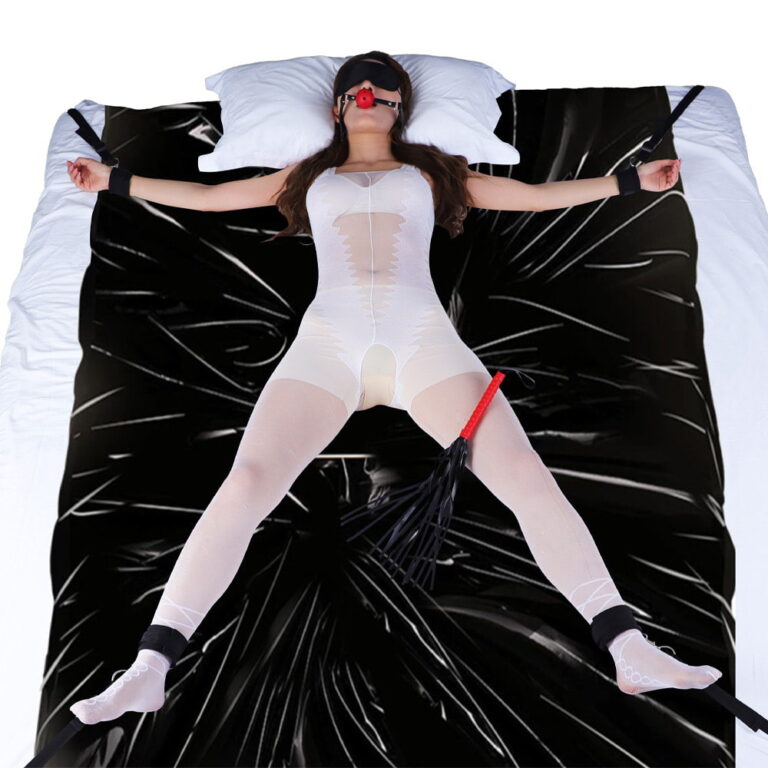 Kit Bondage para Cama com Lençol Impermeável e Sistema de Restrição