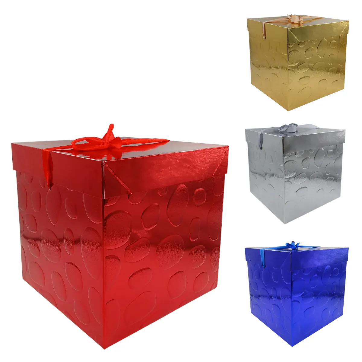 Caixa de Presente Quadrada 22x22cm em Cuiabá com laço decorativo na tampa Caixa de Presente Quadrada 22x22cm em Cuiabá com laço decorativo na tampa