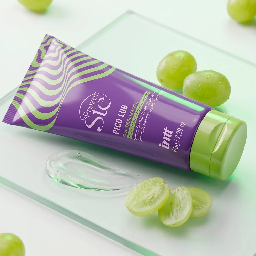Pico Lub Uva Verde lubrificante beijável 65g INTT