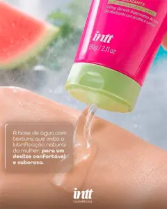 Pico Lub Gel Lubrificante Beijável Melancia Prazer.ste INTT 65g - Imagem 5
