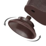 Prótese em formato de pênis ultra realística preto 18 cm camada de dupla com escroto e ventosa super macio - Imagem 3