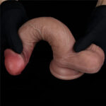 Dildo Pênis Realístico Dupla Densidade com Ventosa 19cm Marrom - Platinum Silicone - Lovetoy - Imagem 11