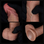 Dildo Pênis Realístico Dupla Densidade com Ventosa 19cm Marrom - Platinum Silicone - Lovetoy - Imagem 14