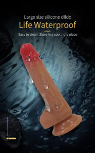 Pênis Dildo Realístico em Silicone com Ventosa 16cm Marrom Ivita - Pretty Love - Imagem 14