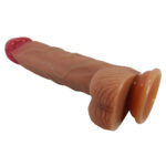 Pênis Realístico em Silicone Líquido com Ventosa 20cm Marrom Lisle - Pretty Love - Imagem 7