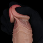 Prótese Dupla Densidade em Silicone Platinum com Ventosa 23cm Marrom - Lovetoy - Imagem 10